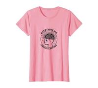 Overthinking Under-Sleeping Mental Health Awareness T-Shirt, Women, Pink, XL