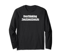 Overthinking Zenzizenzizenzic - Funny Old Math Word Design Long Sleeve T-Shirt