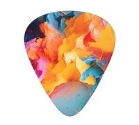 overthrown palette Patterned guitar picks - (thin/medium/thick) free to choose, suitable for all kinds of string instruments,