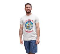 Overtone T-shirts Breaking Bad Los Pollos Hermanos Gus Fring Jesse Pinkman White T-Shirt