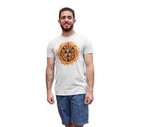 Overtone T-shirts Neds Atomic Dustbin Orange Logo White T-Shirt