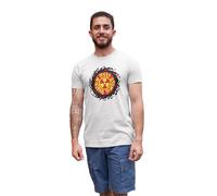 Overtone T-shirts Neds Atomic Dustbin Red & Yellow Logo White T-Shirt