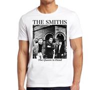 Overtone T-shirts The Smiths T-Shirt The Queen is Dead Album Photo Vintage Style Shirt : Indie Band Music Unisex Tee in White