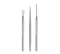 OVERTOYOU 3Pcs Clay Potterys Sculpture Feather Wire Texture Needle Detail Tool for Clay Potterys Sculpting