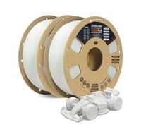 OVERTURE 2KG Rapid PLA 3D Pirnter Filament,High Speed PLA Filament 1.75mm Bundle, Up to 600 mm/s (Plaster White*2)
