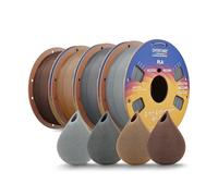 OVERTURE 3D Printer Filament PLA 1.75mm 4kg Bundle, 4 Colors Set