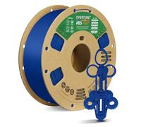 OVERTURE ABS Filament 1.75mm 1kg, Blue ABS 3D Printer Filament 1kg (2.2 lbs) Cardboard Spool - High Toughness & Heat Resistance, Accuracy +/- 0.02mm, Fit Most FDM Printers