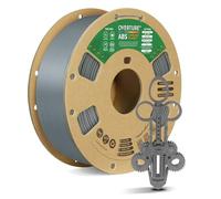 OVERTURE ABS Filament 1.75mm 1kg, Gray ABS 3D Printer Filament 1kg (2.2 lbs) Cardboard Spool - High Toughness & Heat Resistance, Accuracy +/- 0.02mm, Fit Most FDM Printers