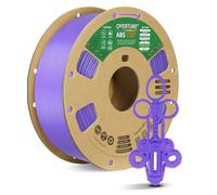 OVERTURE ABS Filament 1.75mm 1kg, Purple ABS 3D Printer Filament 1kg (2.2 lbs) Cardboard Spool - High Toughness & Heat Resistance, Accuracy +/- 0.02mm, Fit Most FDM Printers