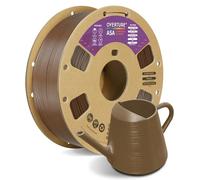 OVERTURE ASA Filament 1.75mm 1kg, Brown ASA 3D Printer Filament 1kg (2.2 lbs) Cardboard Spool - Premium Anti-UV, Weather & Heat Resistance Perfect for Outdoor Functional Parts, Fit Most FDM Printers