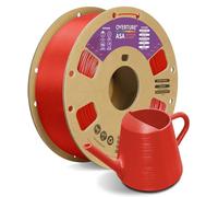 OVERTURE ASA Filament 1.75mm, 1kg Spool (2.2lbs) 3D Printer Filament, Premium Anti-UV, ASA Filament Perfect for Printing Outdoor Functional Parts, Dimensional Accuracy +/- 0.02 mm(ASA Diamond Red)