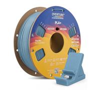 OVERTURE High Speed PL 2.0 3D Printer Filament 1.75mm, 1kg Grey Blue | Upgraded Rapid PL 2.0, Tougher & Faster & More Durable & Enhanced Stability, Up to 300mm/s, Fits Most FDM (Grey Blue)