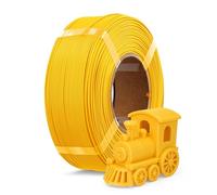 OVERTURE High Speed Refill PL 3D Printer Filament 1.75mm, Upgraded Rapid PLA 2.0 with Enhanced Toughness & Stability, 1kg (2.2lb) Refilament for Bambu Lab (Yellow)