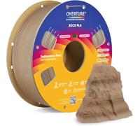 OVERTURE Marble PLA 3D Printer Filament 1.75mm, 1kg Sedimentary Rock | Realistic Marble & Rock Textures, Unique Veining, Rough Matte Finish, Accuracy ± 0.02mm, Fits Most FDM (Sedimentary Rock)