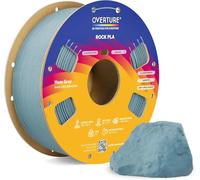 OVERTURE Marble PLA 3D Printer Filament 1.75mm, Rock PLA, 1kg Haze Grey | Realistic Marble & Rock Textures, Unique Veining, Rough Matte Finish, Accuracy ± 0.02mm, Fits Most FDM (Haze Grey)