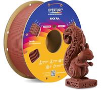OVERTURE Marble PLA 3D Printer Filament 1.75mm, Rock PLA, 1kg Jarrah | Realistic Marble & Rock Textures, Unique Veining, Rough Matte Finish, Accuracy ± 0.02mm, Fits Most FDM (Jarrah)