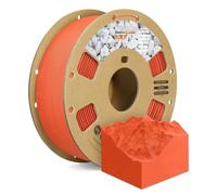 OVERTURE Marble PLA 3D Printer Filament 1.75mm, Rock PLA, 1kg Mars Red | Realistic Marble & Rock Textures, Unique Veining, Rough Matte Finish, Accuracy ± 0.02mm, Fits Most FDM (Mars Red)