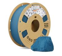 OVERTURE Marble PLA Filament 1.75mm, Realistic Rock Visualization, Stone PLA 3D Printer Filament 1kg Spool (2.2lbs), Accuracy +/- 0.02 mm, Fit Most FDM Printer (Slate Gray)