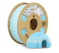 OVERTURE Marble PLA Filament 1.75mm, Realistic Rock Visualization, Stone PLA 3D Printer Filament 1kg Spool (2.2lbs), Accuracy +/- 0.02 mm, Fit Most FDM Printer (Glacier Blue)