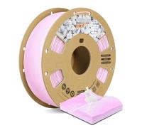 OVERTURE Marble PLA Filament 1.75mm, Realistic Rock Visualization, Stone PLA 3D Printer Filament 1kg Spool (2.2lbs), Accuracy +/- 0.02 mm, Fit Most FDM Printer (Pink Lake)