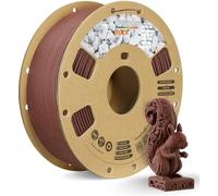 OVERTURE Marble PLA Filament 1.75mm, Realistic Rock Visualization, Stone PLA 3D Printer Filament 1kg Spool (2.2lbs), Accuracy +/- 0.02 mm, Fit Most FDM Printer (Walnut Wood)