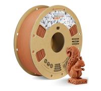 OVERTURE Marble PLA Filament 1.75mm, Realistic Rock Visualization, Stone PLA 3D Printer Filament 1kg Spool (2.2lbs), Accuracy +/- 0.02 mm, Fit Most FDM Printer (Cheesewood)