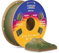 OVERTURE Marble PLA Filament 1.75mm, Realistic Rock Visualization, Stone PLA 3D Printer Filament 1kg Spool (2.2lbs), Accuracy +/- 0.02 mm, Fit Most FDM Printer (Alpine Forest)