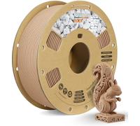 OVERTURE Marble PLA Filament 1.75mm, Realistic Rock Visualization, Stone PLA 3D Printer Filament 1kg Spool (2.2lbs), Accuracy +/- 0.02 mm, Fit Most FDM Printer (White Oak)