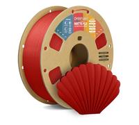 OVERTURE Matte PLA Filament 1.75mm, Easy to Print, PLA Matte 3D Printer Filament 1kg (2.2lbs), Cardboard Spool, Accuracy ± 0.02mm (Matte Brick Red)