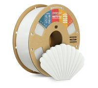 OVERTURE Matte PLA Filament 1.75mm, Easy to Print, PLA Matte 3D Printer Filament 1kg (2.2lbs), Cardboard Spool, Accuracy ± 0.02mm (Matte White)