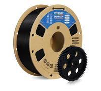 OVERTURE Nylon Filament 1.75mm 3D Printer Consumables, Polyamide (PA) 1kg Spool (2.2lbs), Dimensional Accuracy +/- 0.03mm, Fit Most FDM Printer (Black)