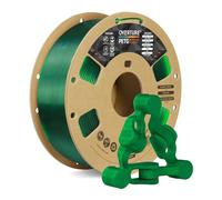 OVERTURE PETG 3D Printer Filament 1.75mm, Neatly Wound Durable PETG, 1kg Spool (2.2 lbs), Strong Toughness Filament, Accuracy +/- 0.02mm, Fit Most FDM Printers (Transparent Green)