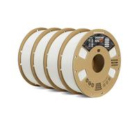 OVERTURE PETG Filament 1.75mm,3D Printer Filament PETG,4kg Spool (8.8lbs),Dimensional Accuracy +/-0.03mm,Fit Most FDM Printer (White*4)