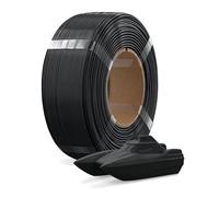 OVERTURE PETG Filament 1.75mm, PETG Refill Filament 1KG on Reusable Spool (Black), High Impact Resistance, Tangle-Free, Vacuum Sealed for Reliable Printing