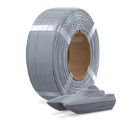 OVERTURE PETG Filament 1.75mm, PETG Refill Filament 1KG on Reusable Spool (Light Gray), High Impact Resistance, Tangle-Free, Vacuum Sealed for Reliable Printing