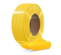 OVERTURE PETG Filament 1.75mm, PETG Refill Filament 1KG on Reusable Spool (Yellow), High Impact Resistance, Tangle-Free, Vacuum Sealed for Reliable Printing