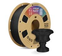 OVERTURE PLA Filament 1.75mm 1kg, High Speed 3D Printer Filament, 1kg Sparkle Black PLA on Cardboard Spool (2.2lbs) - Neatly Wound, Dimensional Accuracy +/- 0.02mm, Fit Most FDM Printers