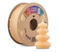 OVERTURE PLA Filament 1.75mm, Color Changing PLA, Neatly Wound 3D Printer Filament 1kg (2.2lbs), Cardboard Spool, Accuracy +/- 0.02 mm, Fit Most FDM 3D Printers (Champagne Frost)