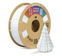 OVERTURE PLA Filament 1.75mm PLA 3D Printer Filament, 1kg Cardboard Spool (2.2lbs), Dimensional Accuracy +/- 0.02mm, Fit Most FDM Printer(Cold White)