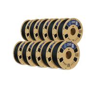 OVERTURE PLA Plus (PL 3D Printer Filament 1.75mm, 10KG Bundle (Black*10)