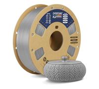 OVERTURE PLA Plus (PLA+) Filament 1.75mm, Stronger & More Durable, Professional Toughness 3D Printer Filament, 1kg (2.2lbs), Cardboard Spool, High Precision +/- 0.02mm (Moonlight Silver)