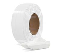 OVERTURE Refill PETG 3D Printer Filament, High Speed Printing Spoolless White PETG Filament 1.75mm 1kg, Refilament for Bambu Lab Reusable Spool, Accuracy +/- 0.02 mm, Fit Most FDM 3D Printers