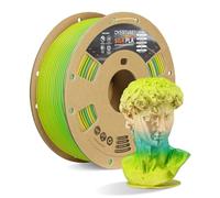 OVERTURE Silk PLA 3D Printer Filament 1.75mm, Color Changing PLA, Gradient Metallic Shine, High Flow, Low Warping, 1kg Cardboard Spool, Ideal for Cosplay & Artistic Prints (Silk Parakeet)