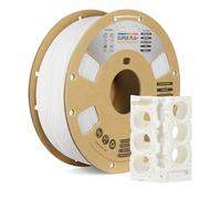 OVERTURE Super PLA+ Filament 1.75 mm, 1 kg Spool (2.2 lbs), Dimensional Accuracy +/- 0.03 mm, for 3D Printers (White)