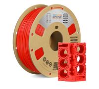 OVERTURE Super PLA+ Filament 1.75mm, Toughness Enhanced PLA Plus, Professional Toughness 3D Printer Filament 1kg (2.2lbs), High Precision +/- 0.02mm(Red)