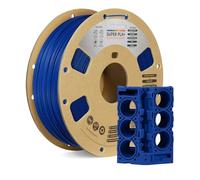 OVERTURE Super PLA+ Filament 1.75mm, Toughness Enhanced PLA Plus, Professional Toughness 3D Printer Filament 1kg (2.2lbs), High Precision +/- 0.02mm(Dark Blue)
