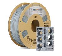 OVERTURE Super PLA+ Filament 1.75mm, Toughness Enhanced PLA Plus, Professional Toughness 3D Printer Filament 1kg (2.2lbs), High Precision +/- 0.02mm(Light Gray)
