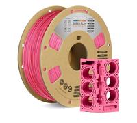 OVERTURE Super PLA+ Filament 1.75mm, Toughness Enhanced PLA Plus, Professional Toughness 3D Printer Filament 1kg (2.2lbs), High Precision +/- 0.02mm(Pink)