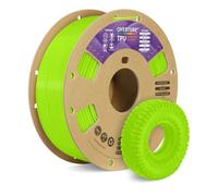 OVERTURE TPU Filament 1.75mm Flexible TPU Roll, 95A Soft 3D Printer Filament, 1kg Spool (2.2 lbs), Dimensional Accuracy +/- 0.02 mm (TPU Light Green)