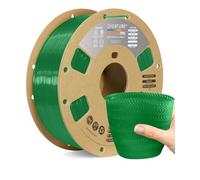 OVERTURE TPU High Speed Filament 1.75mm Flexible 95A TPU Roll, 3D Printer Filament,Dimensional Accuracy +/- 0.02 mm, Fit Most FDM Printer (HS TPU Translucent Green)